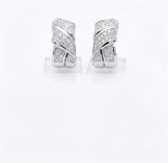 Orecchini Damiani Donna in Oro bianco Diamante 1.05 Ct 80510681 - 80510681